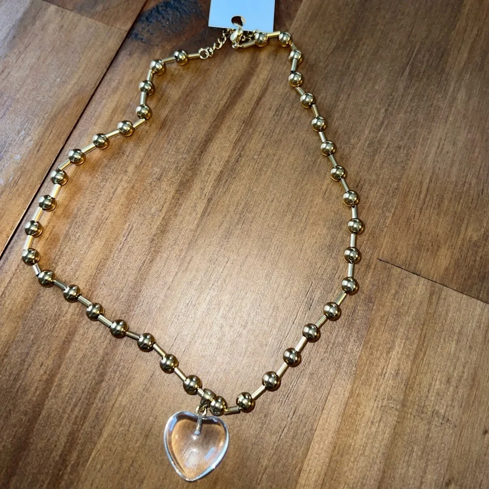 Peter + June Heart Necklace Gold - Picture 2 of 4